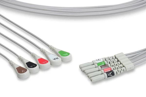 AMC LW-2090024/5A Curbell Compatible ECG Leadwire NEW in Bag Fast Free Shipping