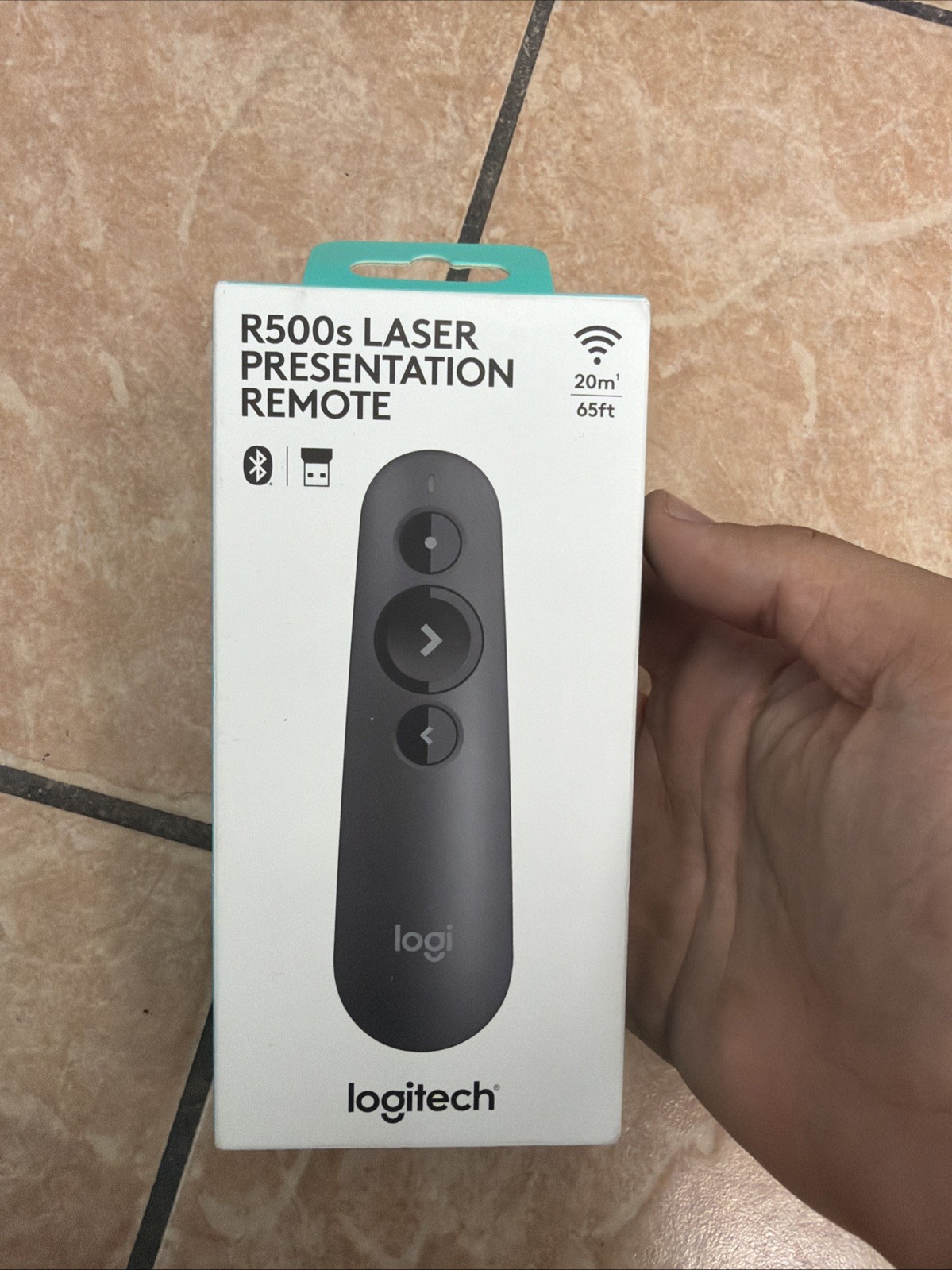 Authentic Logitech R500s Laser Presentation Remote (910-006518) Brand New