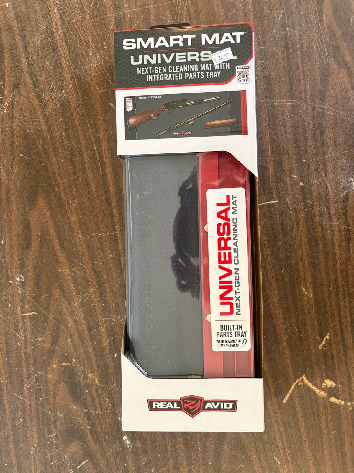 Real Avid Smart Mat Universal Gun Cleaning Mat w/ Parts Tray, 43x16"