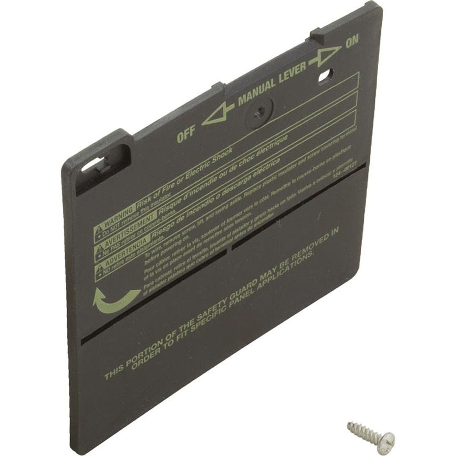 Timer Insulator Protector, Intermatic T100 Series, Blk, Qty 10