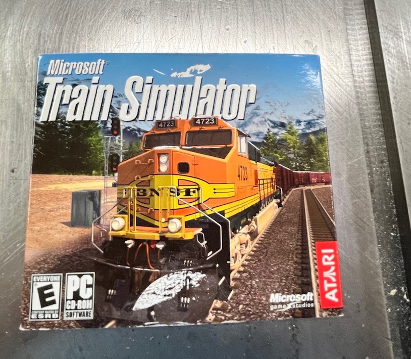 Microsoft Train Simulator 2001 PC CD-ROM Software for Win 95, 98, ME & 2000