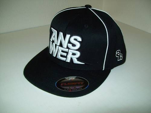 Answer Racing MXR Baseball Flexifit Hat Cap Large /X-Large Size