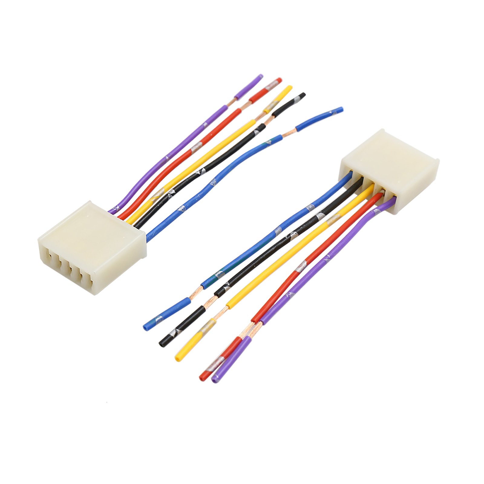 Universal Pack(2) 12V Car Power Window Switch with Wiring Harness Socket Adapter