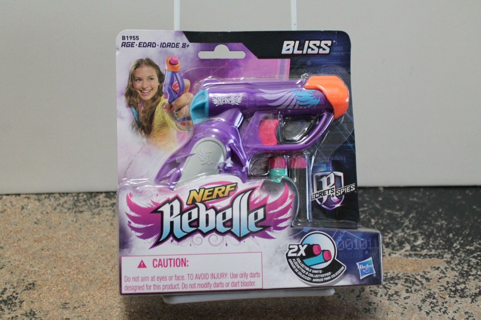 NERF Rebelle Bliss Blaster "Secrets and Spies"  Hasbro #B1955 NEW