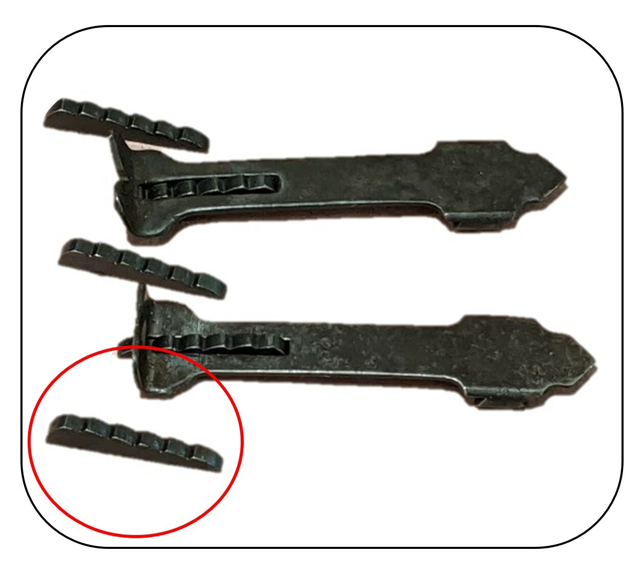 Sporting Rear Sight Elevator for Iver Johnson Mod 72 Lever Action 22 cal Rifle