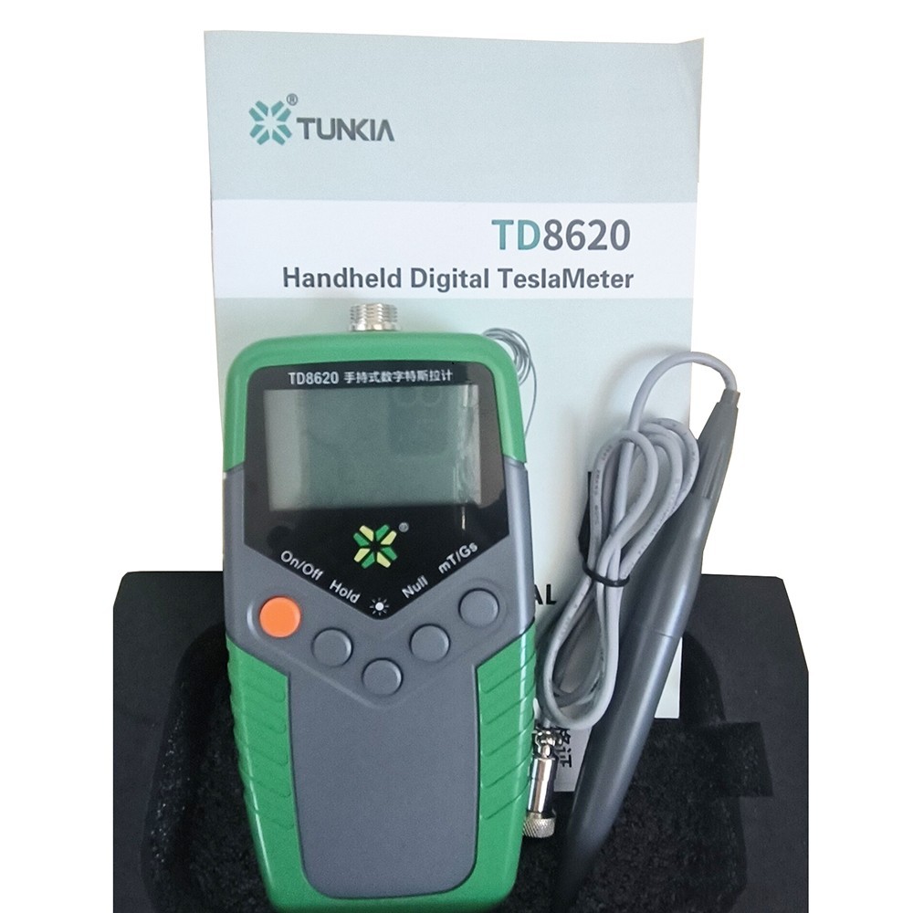 Teslameter Magnetic Strength Tester with Range 200mt/2000mt Display Accuracy ±5%