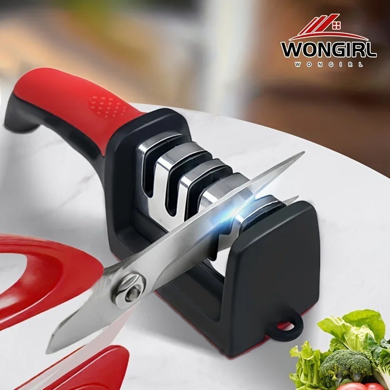 professional blade sharpener, tungsten diamond ceramic sharpening system