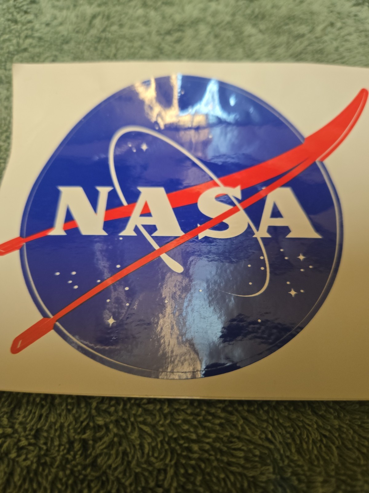 Vintage NASA Logo Sticker
