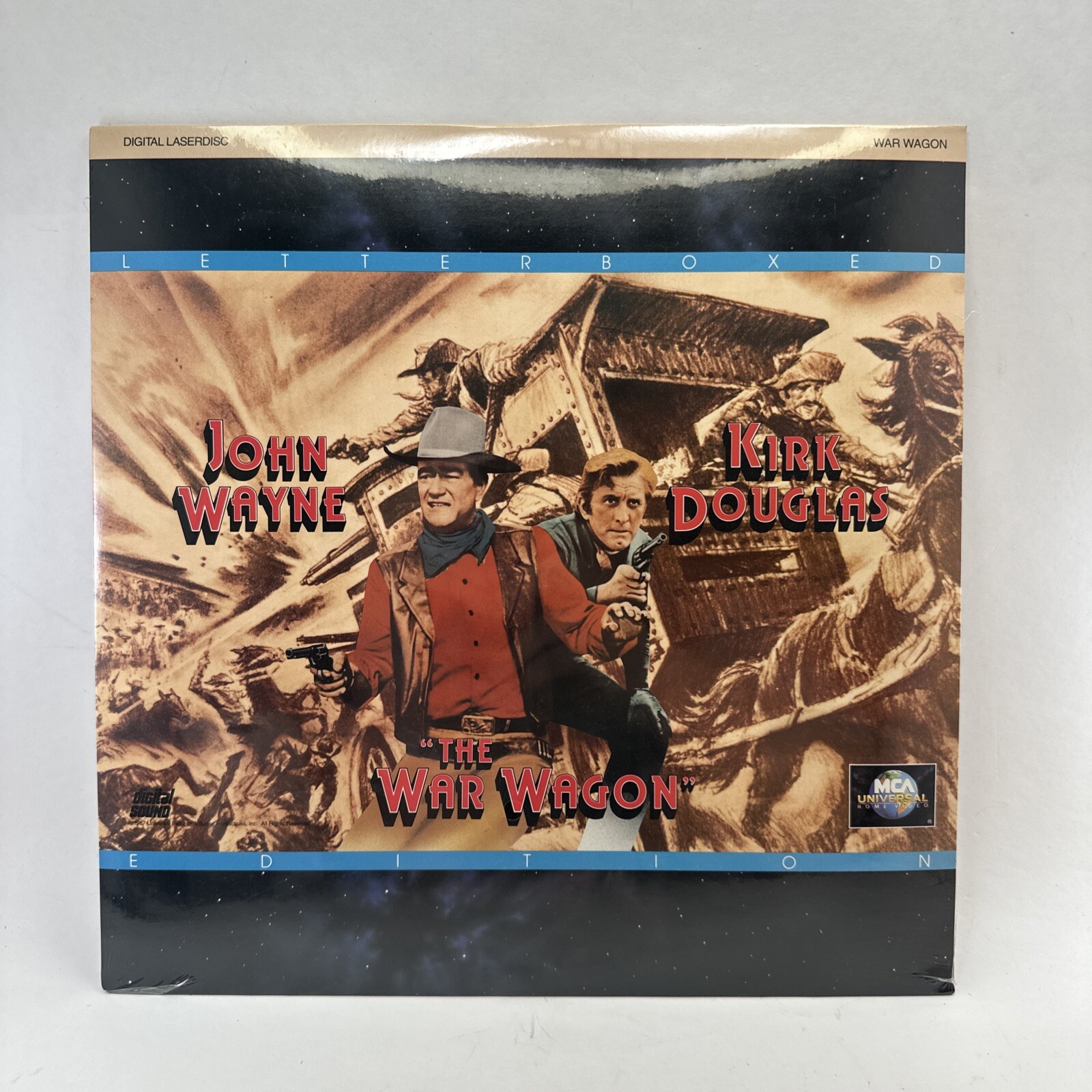 The War Wagon Laserdisc John Wayne Kirk Douglas Letterbox Edition Factory Sealed