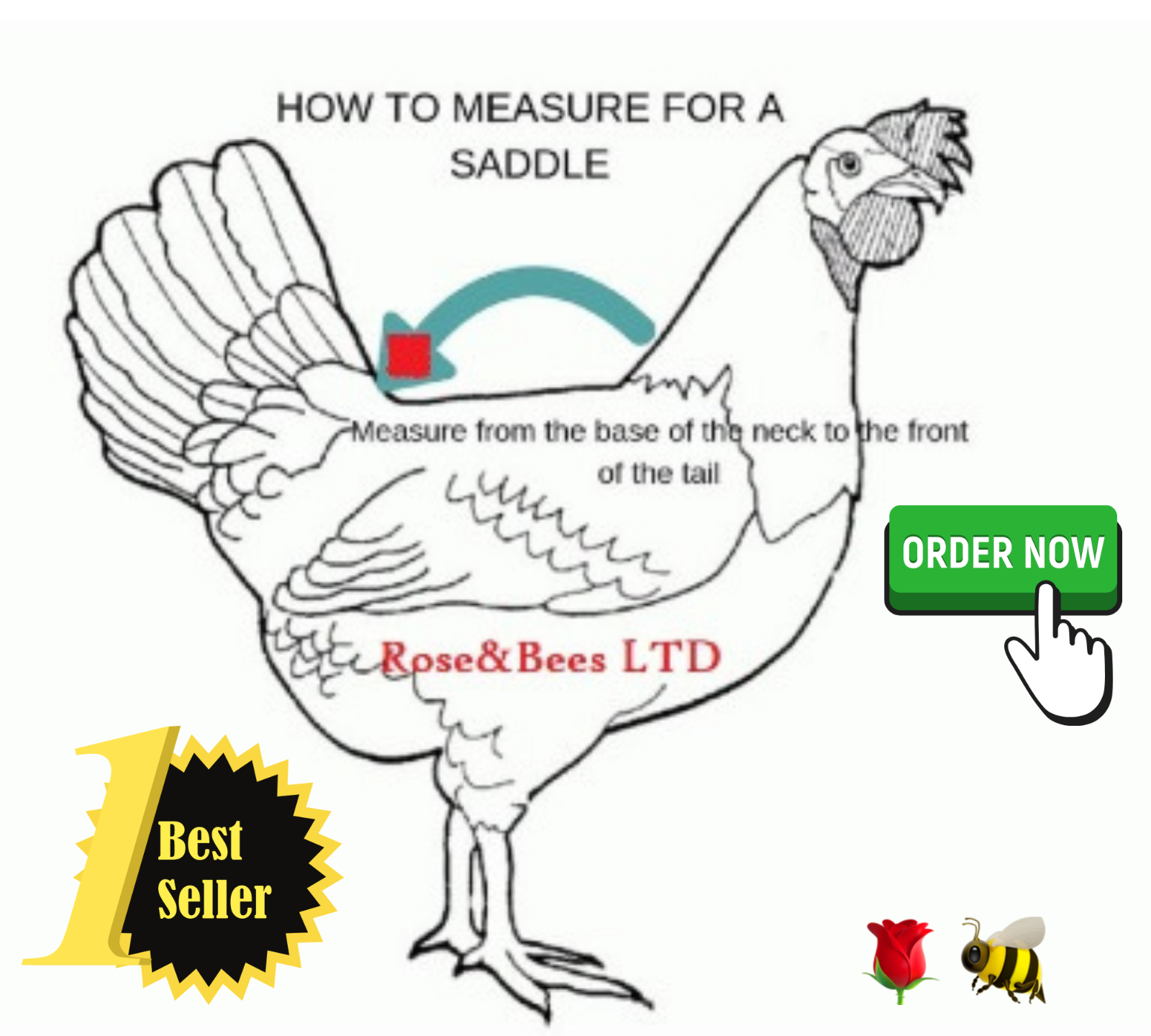 CHICKEN SADDLE Apron Hen Back protector Waterproof Canvas Poultry Mating Cockerl