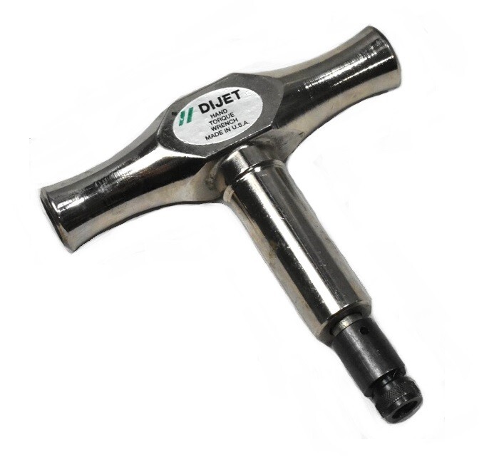 Dijet Industrial BT-2R Hand Torque Wrench, T-Handle, 50 in/lb