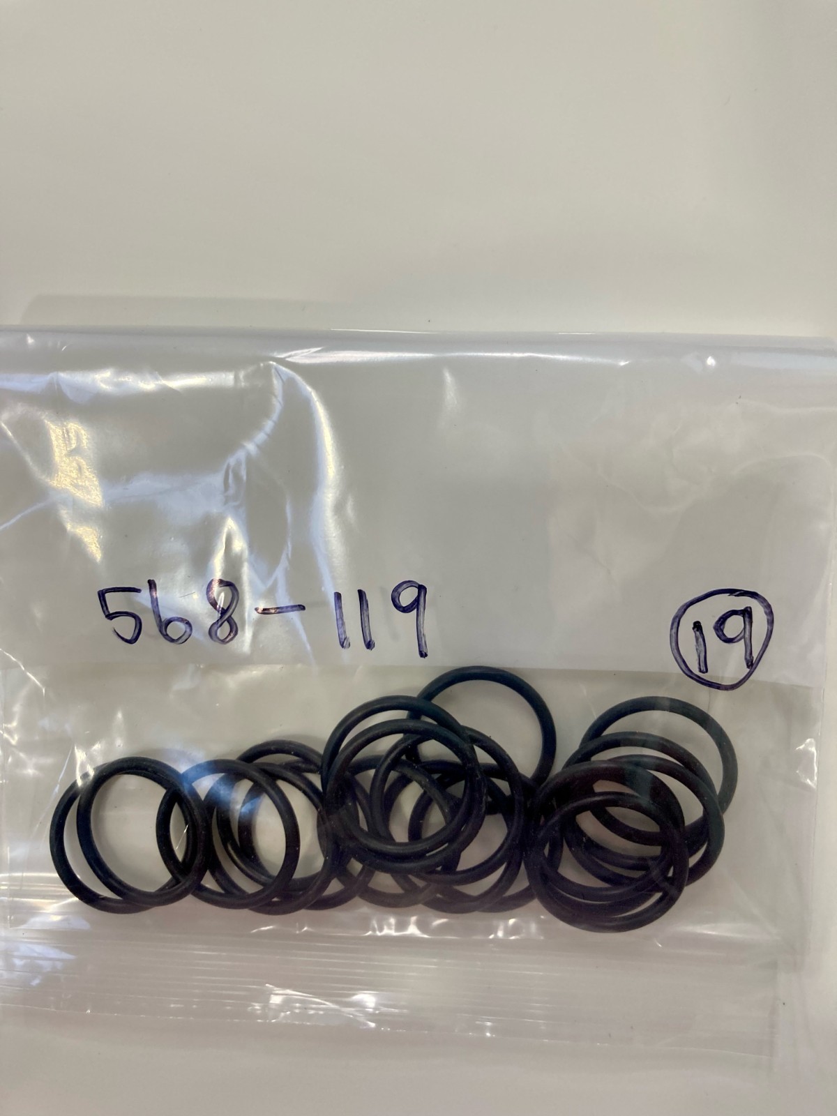 568-119 O-Ring 0.938" ID x 1.125" OD x 0.103" CS Buna-N 70 Duro Seal (19PK)