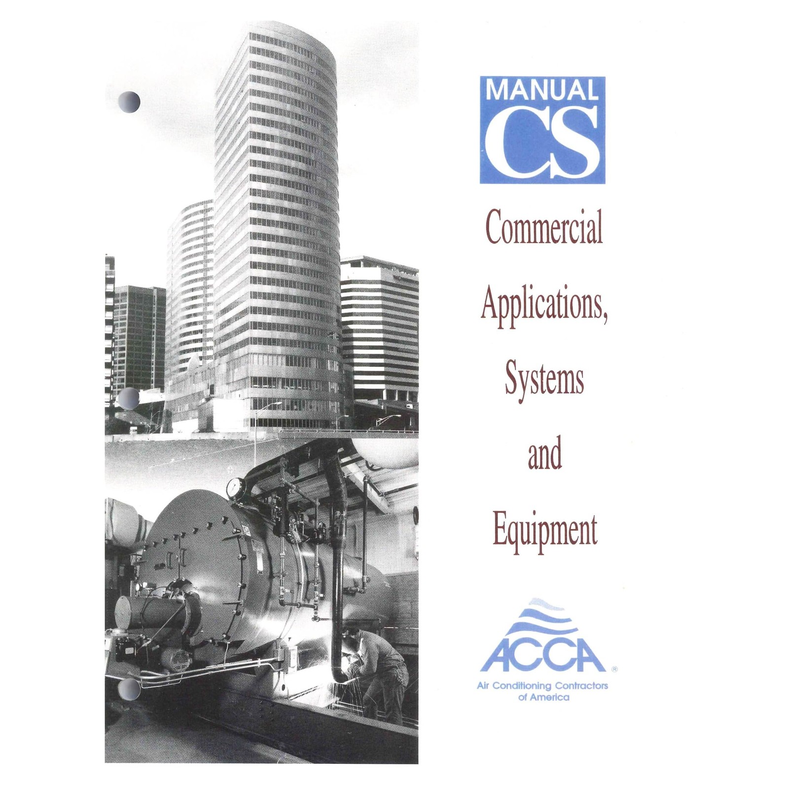 Preprinted Tabs - Manual CS - Commercial Application, Systems, and Equipment