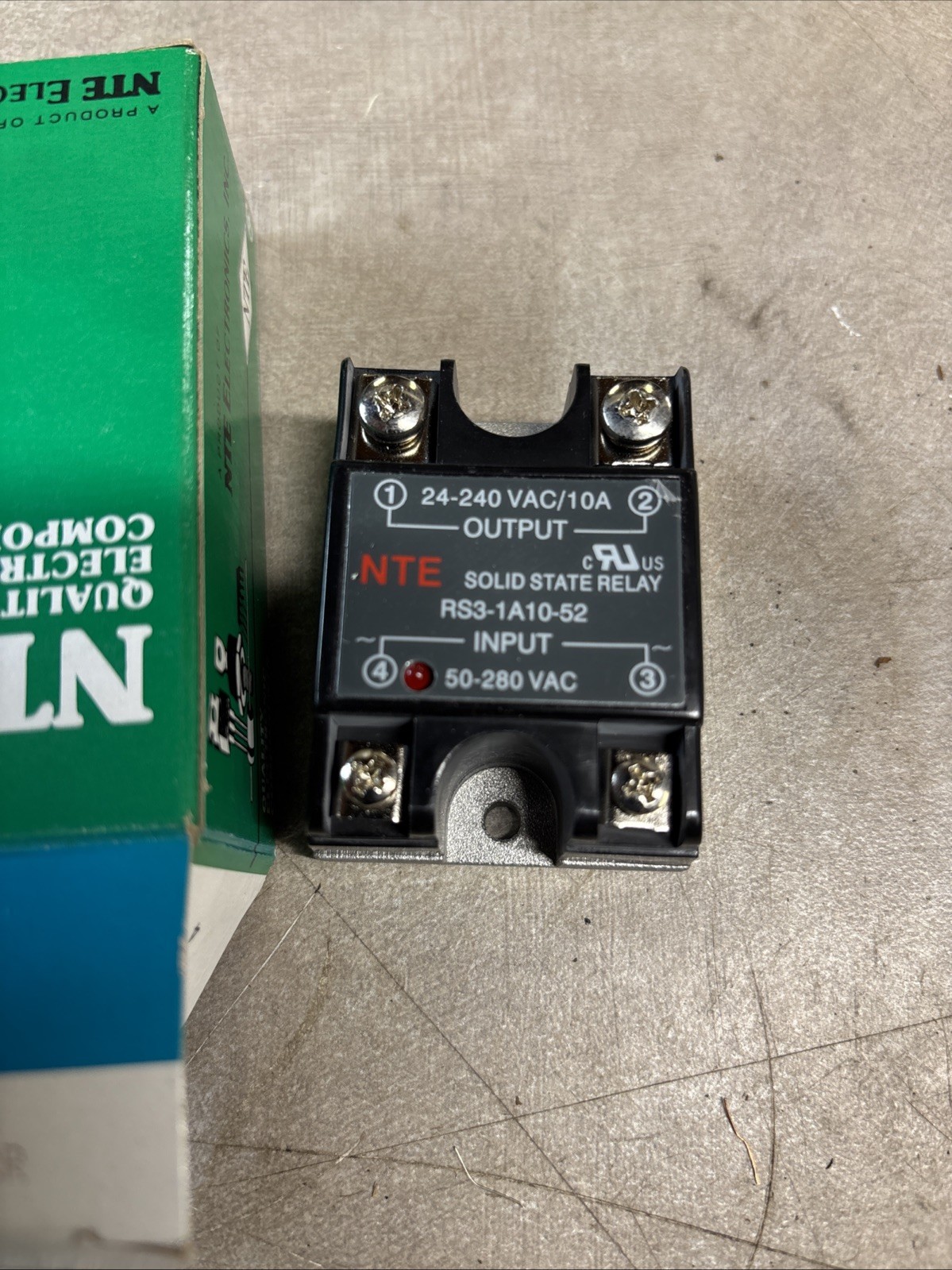 NTE  RS3-1A10-52 , RELAY-SOLID STATE, 10A, 24-240V OUT, NEW! MAKE OFFER!