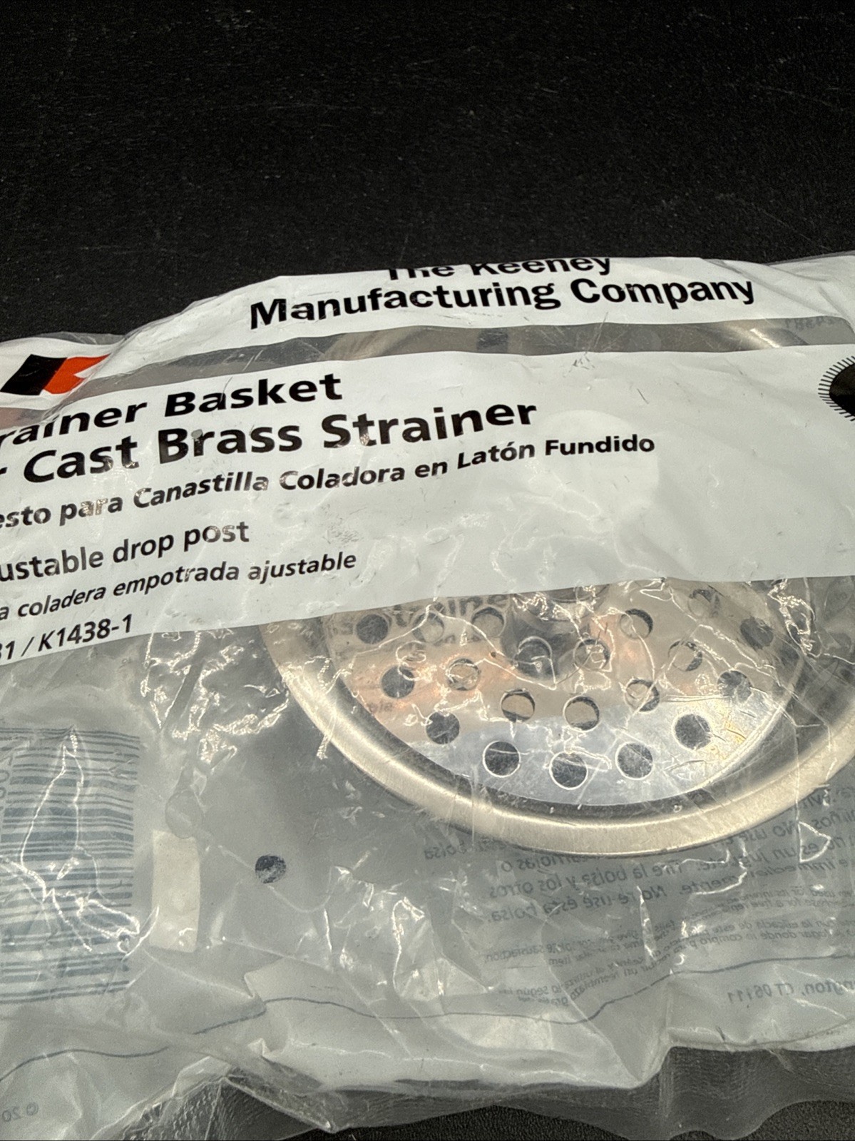 2 Sink Strainer Baskets Stopper Chrome Finish Adjustable 3.5" Replacement NEW