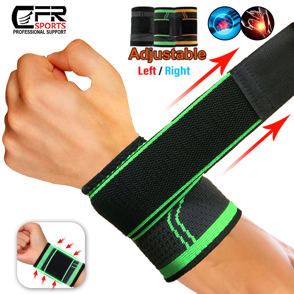 Right / Left Wrist Brace Support Carpal Tunnel Sprain Arthritis Gym Sports Strap
