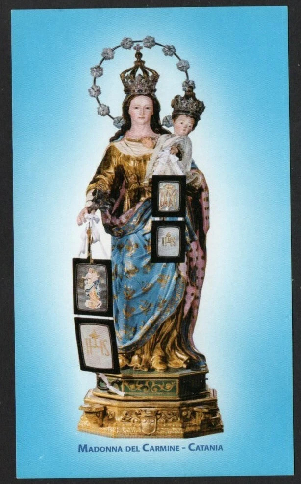 Holy card de la Virgin del Carmen santino image pieuses estampa
