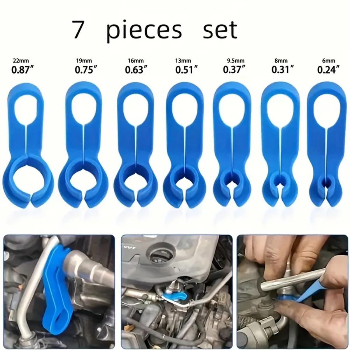 7Pcs Fuel Line Disconnect Tool Set