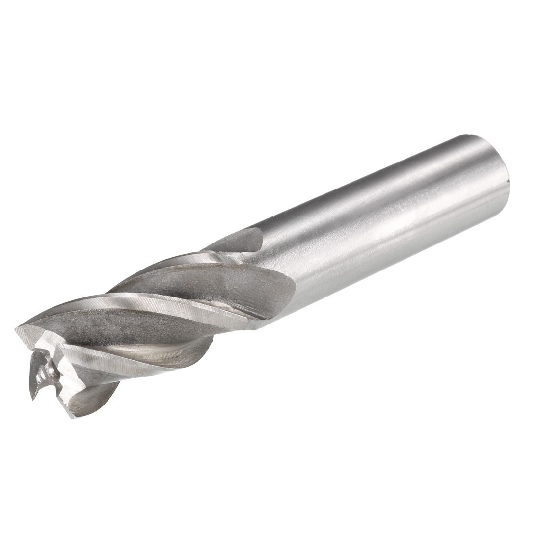 16mm Shank 17mm Cutting Dia 4 Flutes Spiral HSS End Mill Cutter