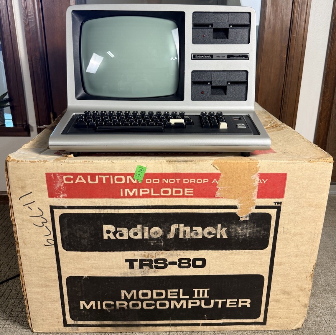 Radio Shack VTG TRS-80 Model 3 Microcomputer In Original Box w Cover Mint!
