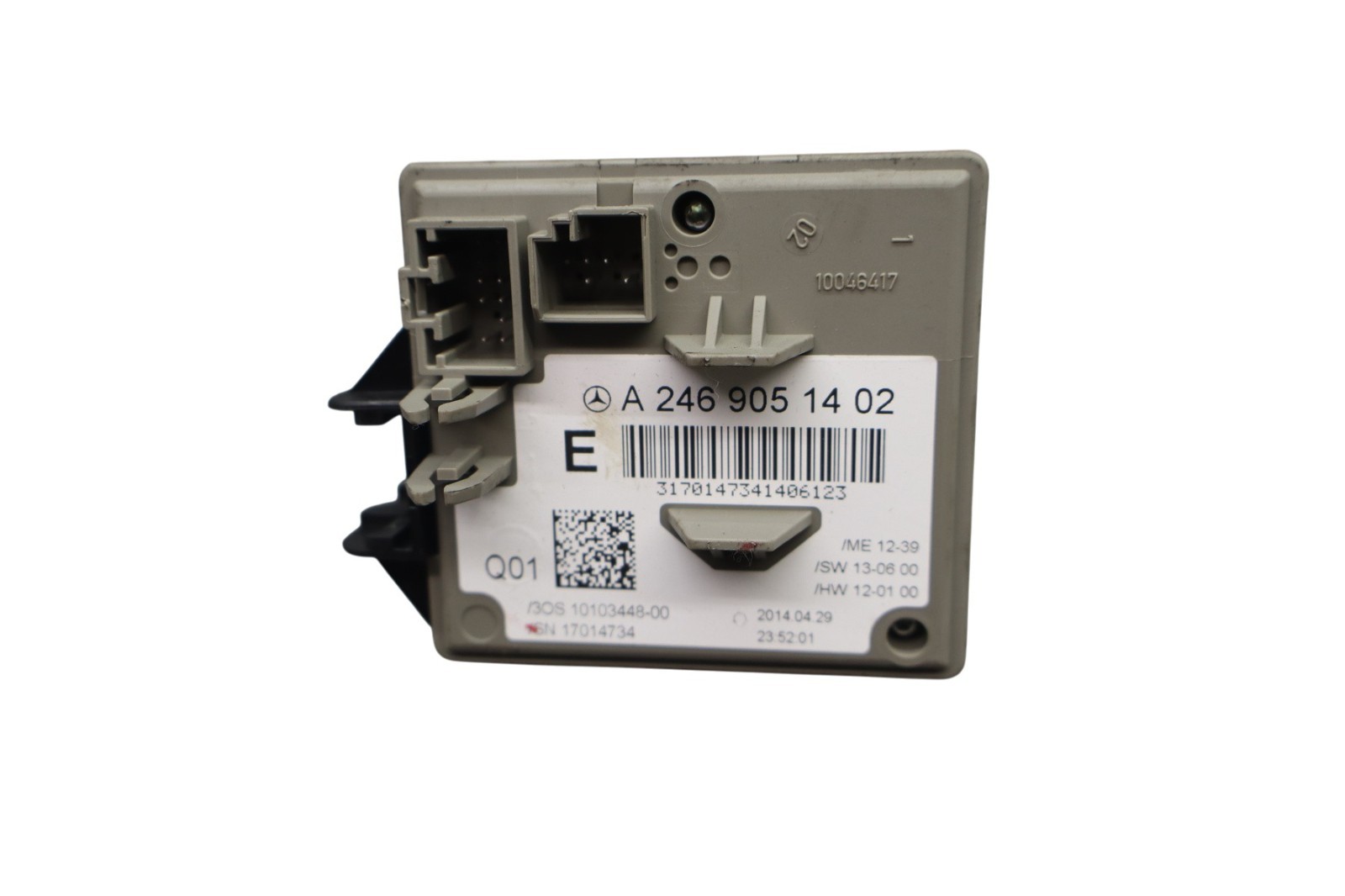 14-17 Mercedes B Electric Drive Ignition Switch Control Module Unit Oem