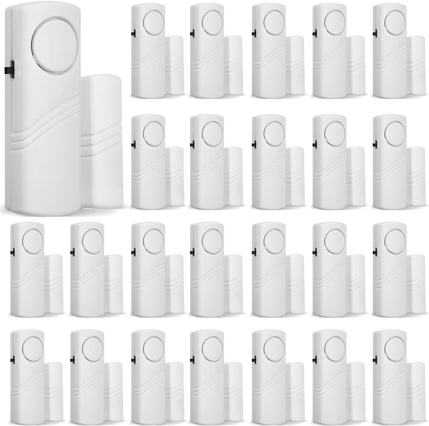 24 Pcs Door Window Alarm for Home Security Bulk Wireless Door Sensors Secu