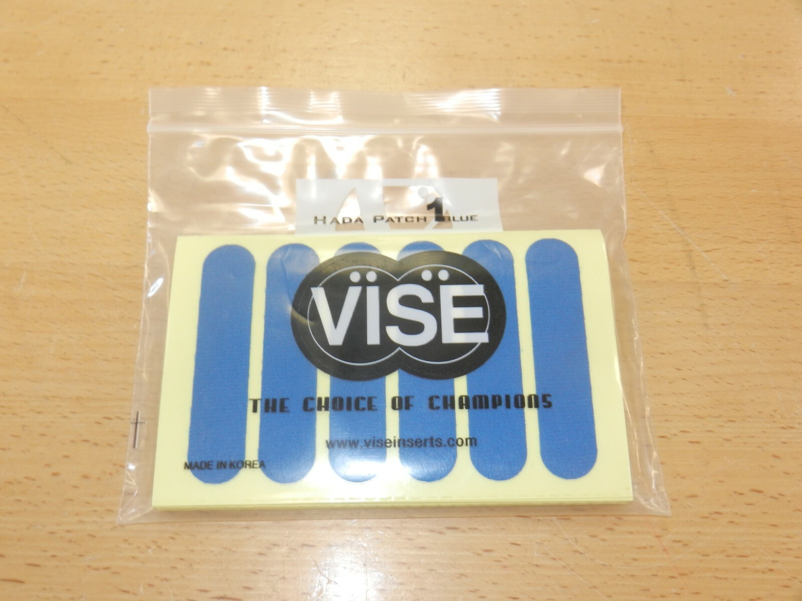 (3 Pack) Vise Bowling Thumb Tape Hada Patch #1 Skin Tape 60 Pc 1/2" Blue