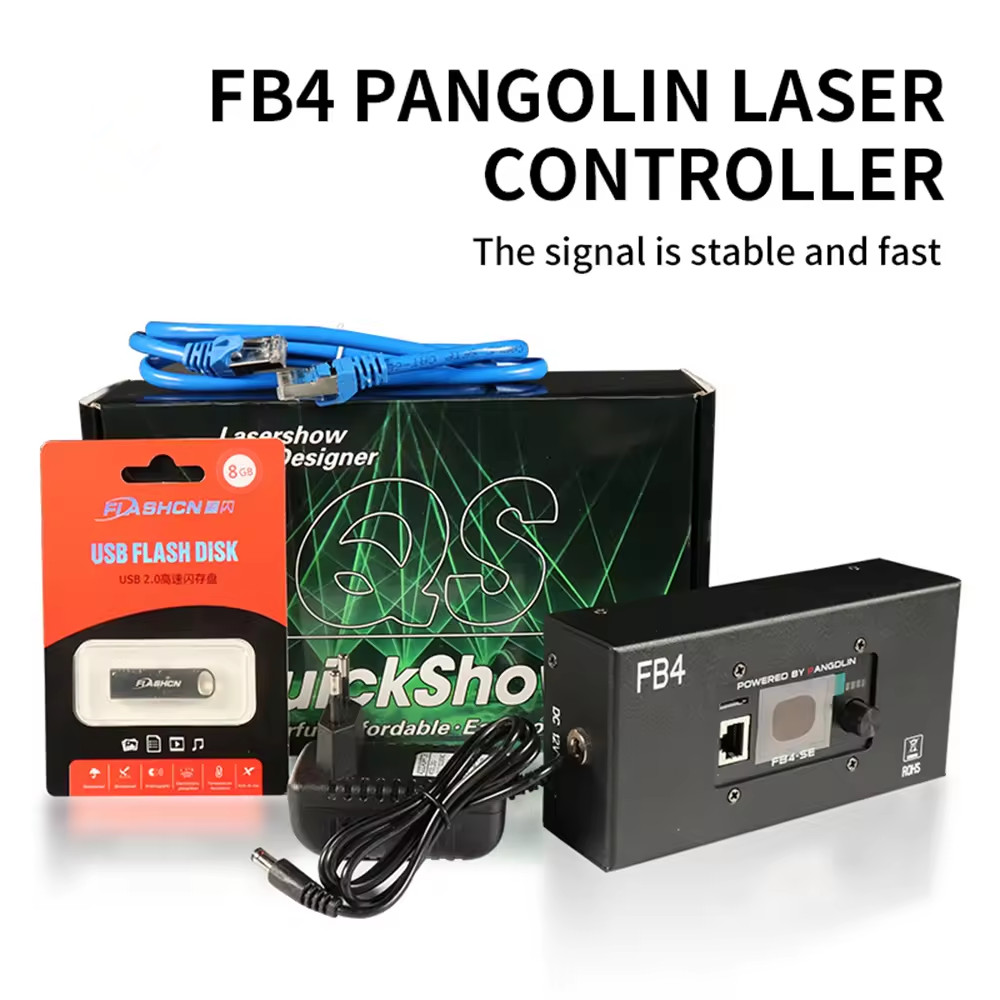 FB4 Laser  Design System Quick Lighting Show Laser Control Hardware Ilda DMX