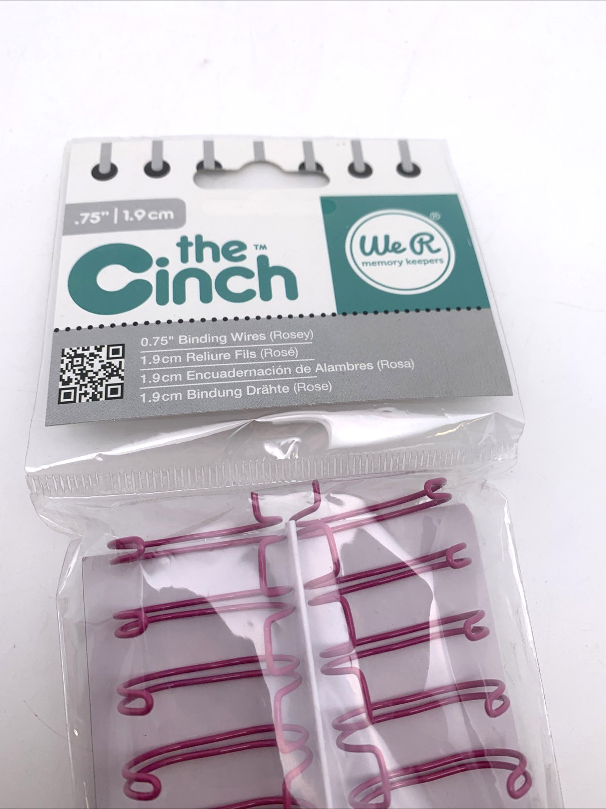 The Cinch Binding Wires .75 inch Rose We are Memory Makers Book Making Scrapbook
