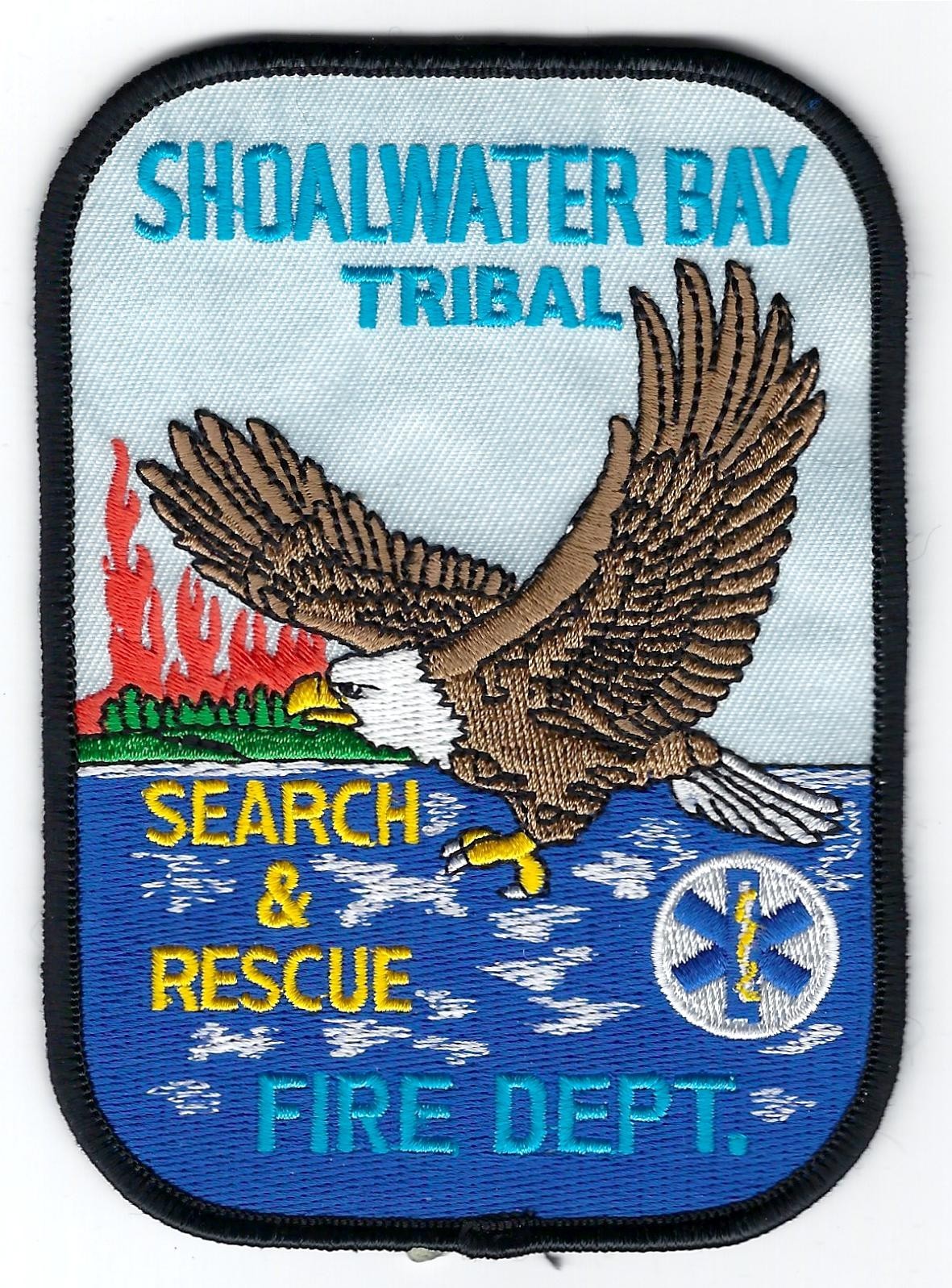 WASHINGTON - Shoalwater Bay Tribal Fire Dept. [ Shoulder Patch ]