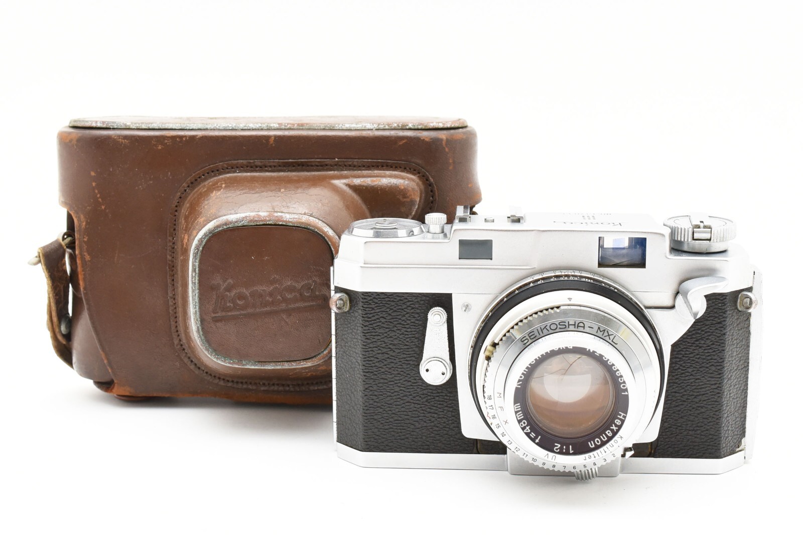 《Near MINT in CASE》Konica III L1 Rangefinder Film Camera 48mm F/2 From JAPAN🚀🎁
