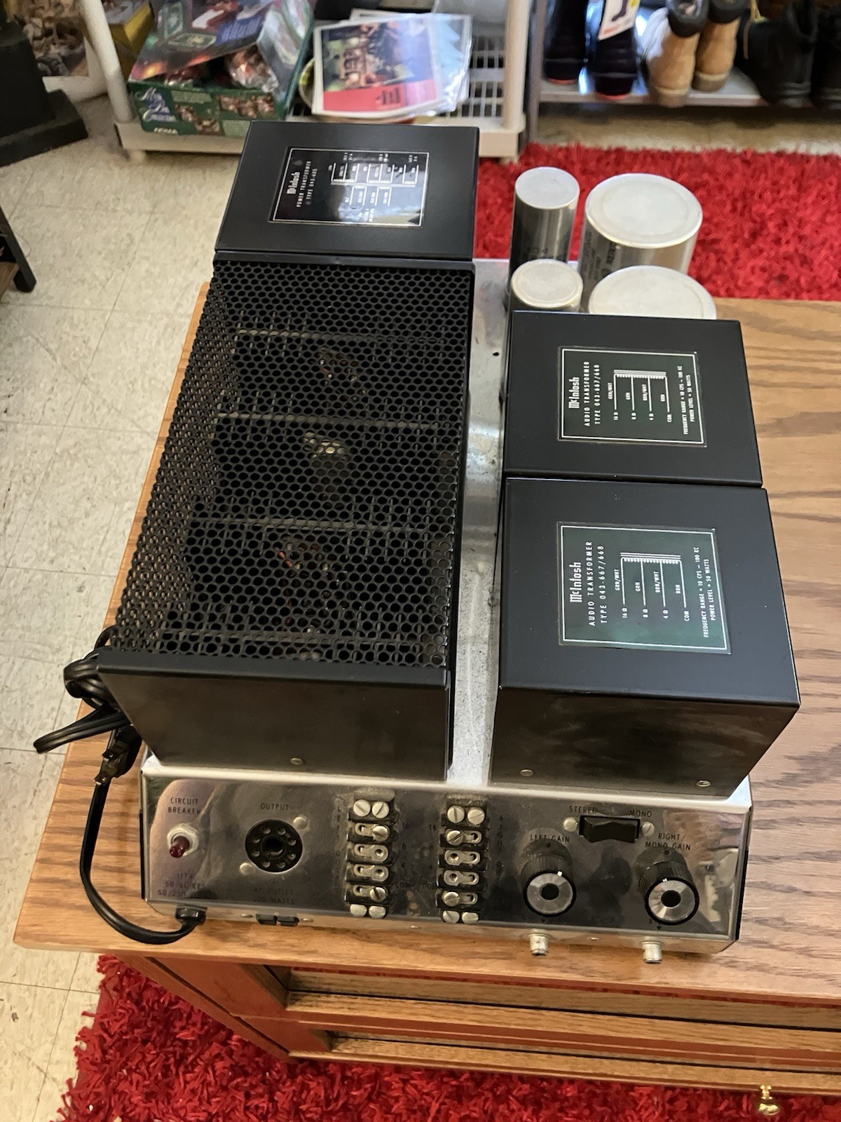 McIntosh Mc250 Stereo Power Amplifier Vintage