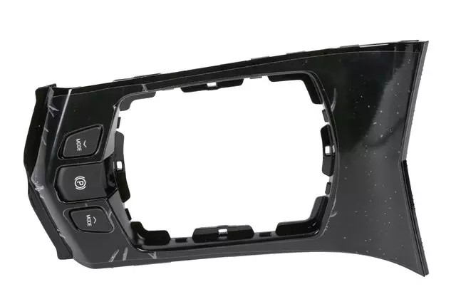 Piano Black Front Floor Console Transmission Shift Opening Trim Plate (23193566)