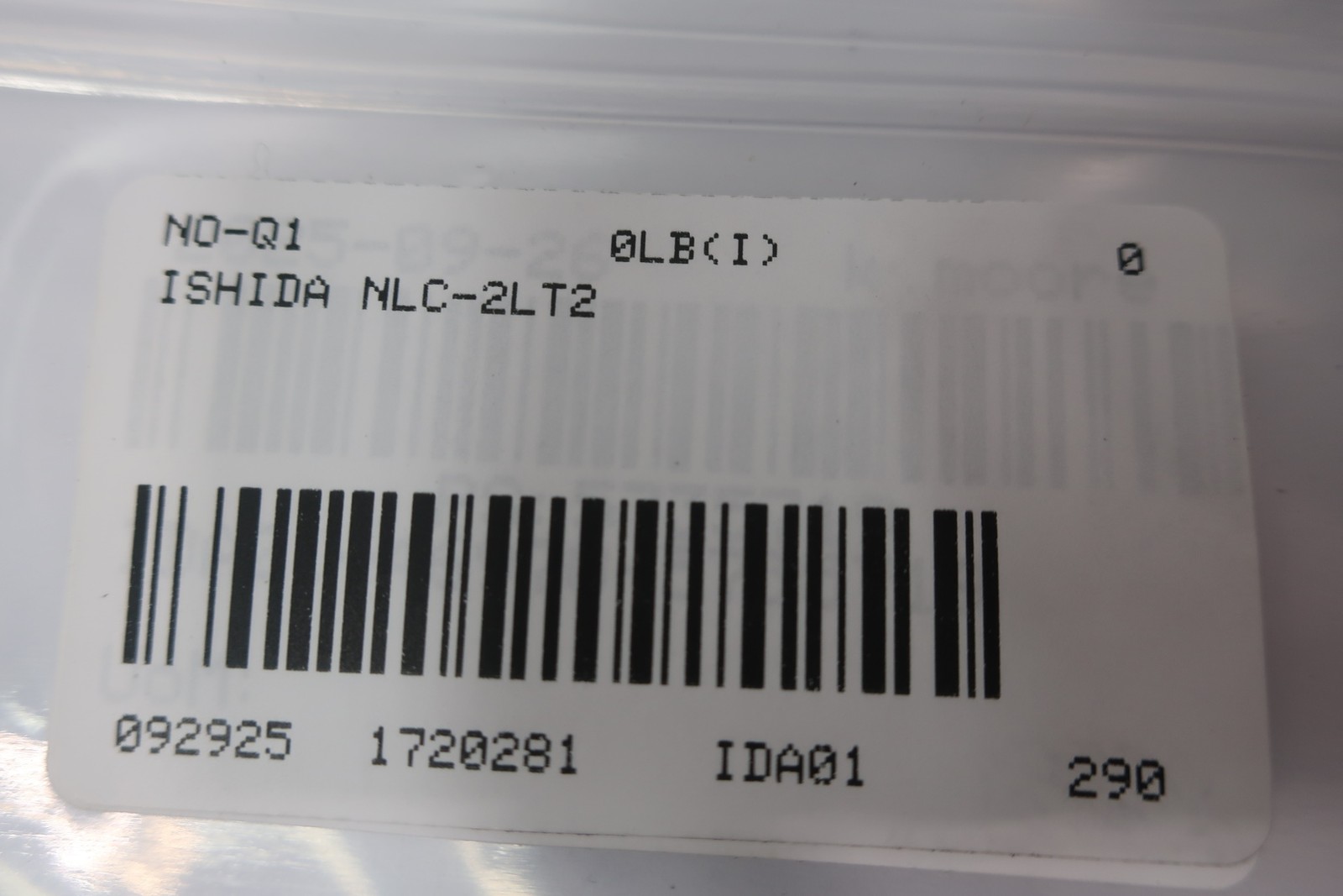 Ishida NLC-2LT2 Load Cell 161025002