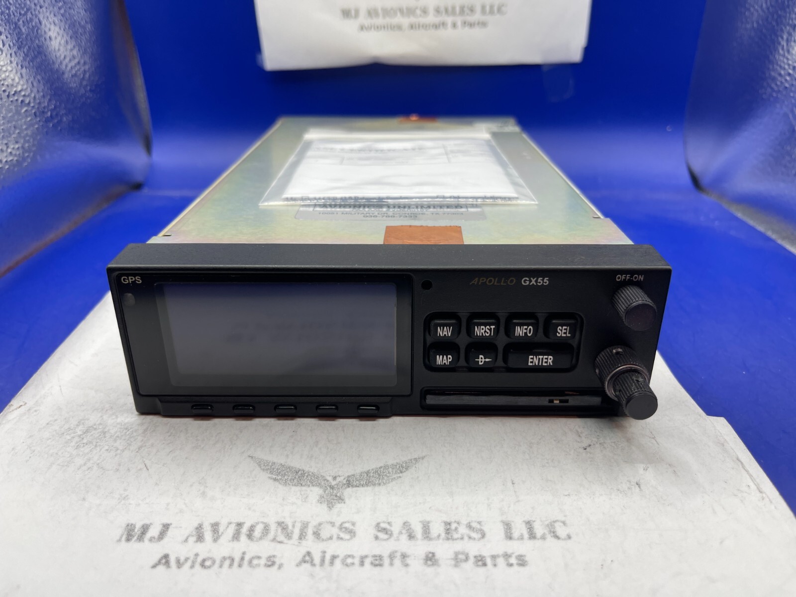 APOLLO GX55 GPS P/N 430-6050-202 COME WITH FAA FORM 8130-3