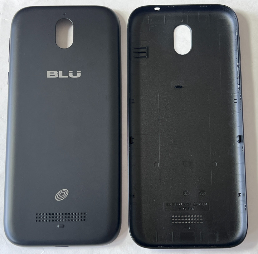 TracFone BLU View 2 32GB B130DL Back Rear Battery Door Plastic Cover Black NEW