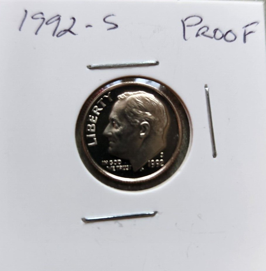 1992-S San Francisco Mint Proof Roosevelt Dime