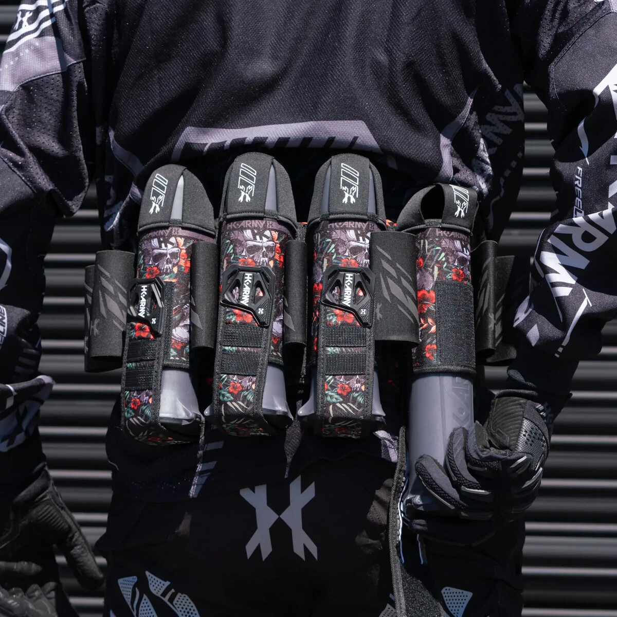 HK Army Eject Tropical Skull 4+3+4 Paintball Pod Harness Pack