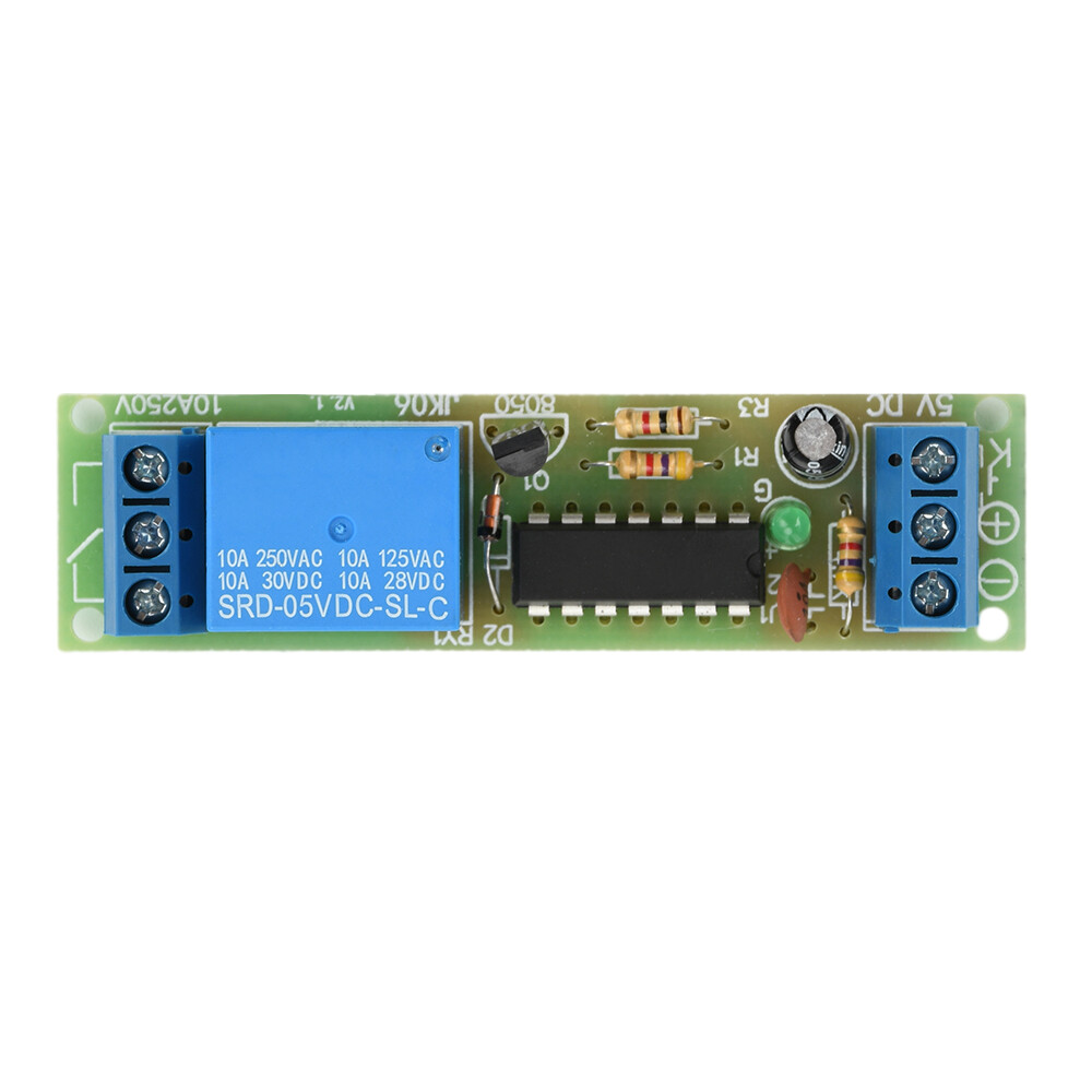 DC5V 1 Way Bistable Single Key Switch Relay Module High Level Self-Locking Relay