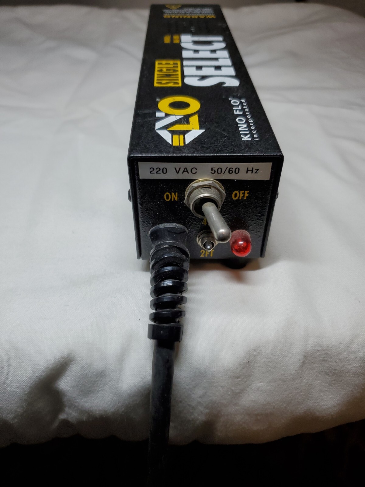 Kino Flow Single Select Lighting Ballast. European plug. Untested