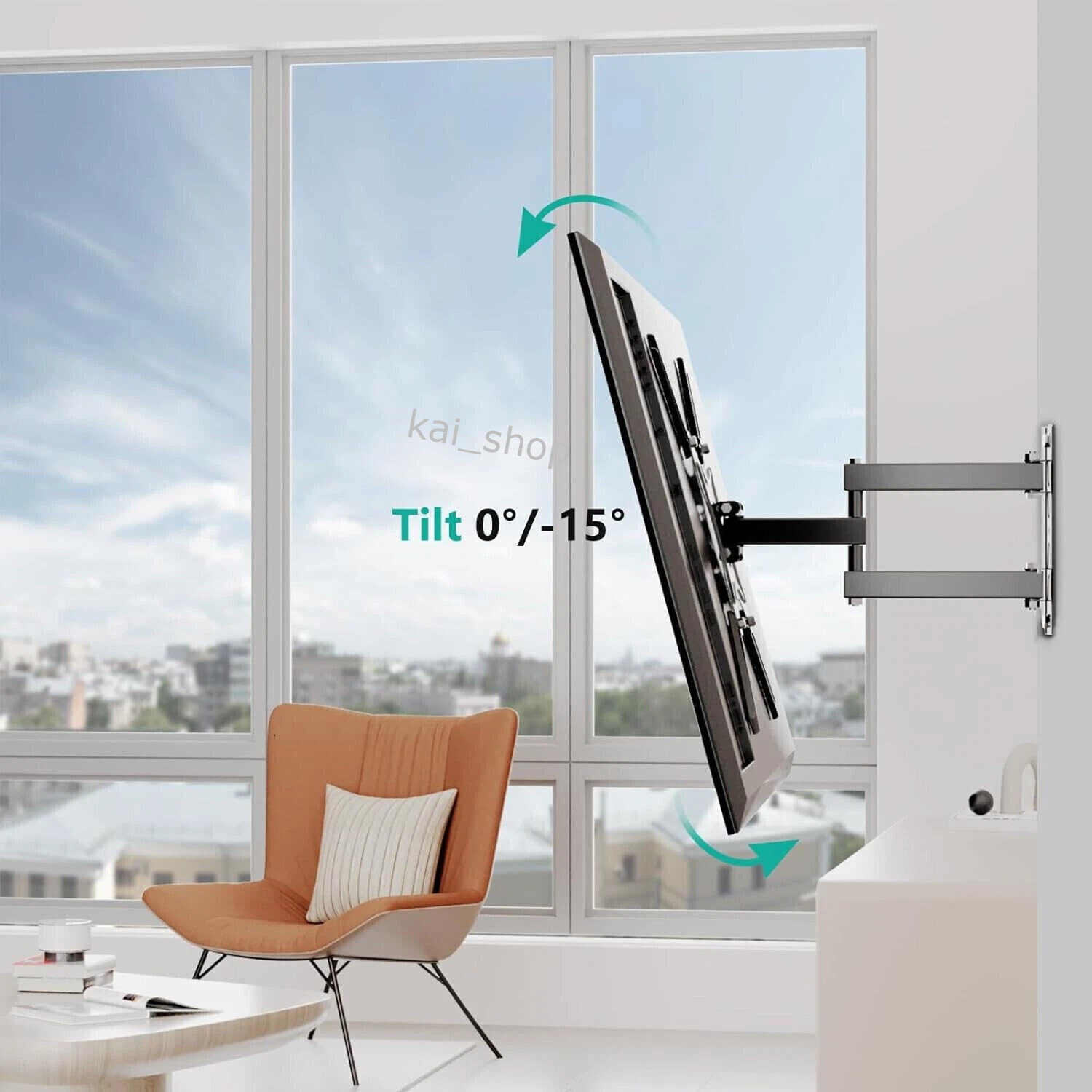 TV WALL BRACKET MOUNT SLIM FOR 14 19 26 30 32 40 42 43 IN FLAT 3D LCD LED PLASMA