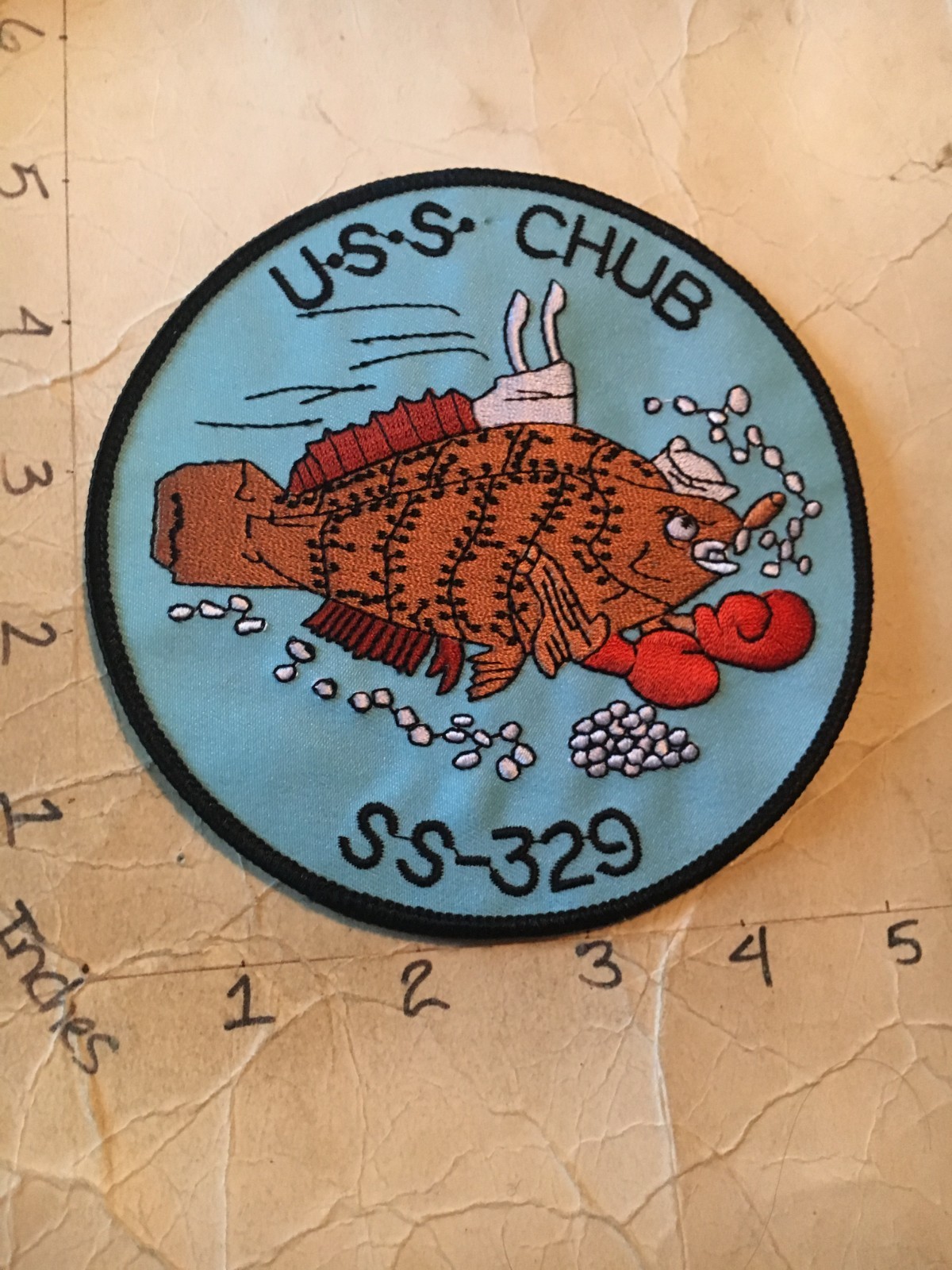 US NAVY USS Chub SS-329 Submarine Patch 8/1/25