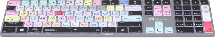 LogicKeyboard Titan Wireless Backlit Keyboard for Adobe Photoshop - Windows