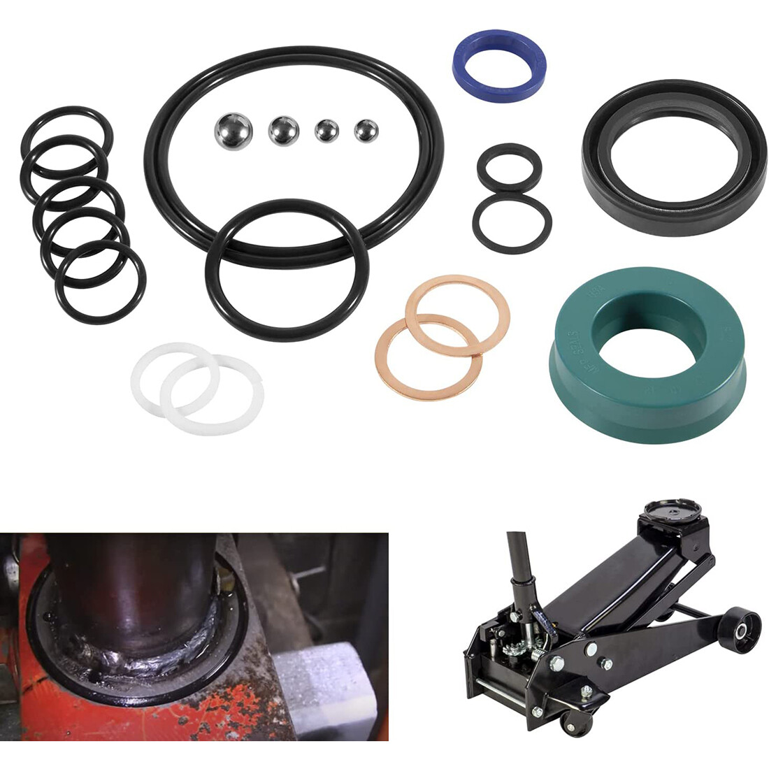 328.12160 Floor Jack Seal Replacement Kit for Sears Craftsman 2 Ton Hydraulic