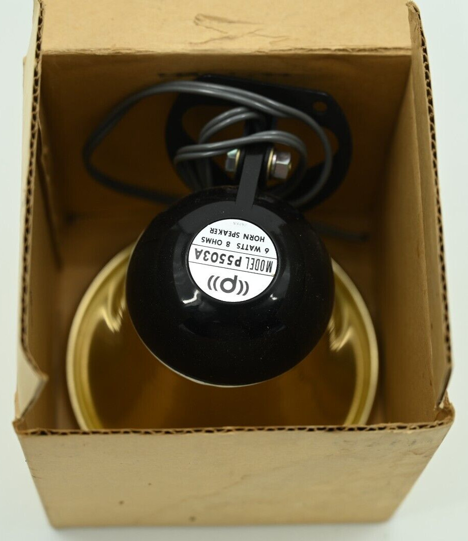Vintage PACE Model P5503A Horn Speaker 6 WATTS 8 OHMS NEW in Box NOS