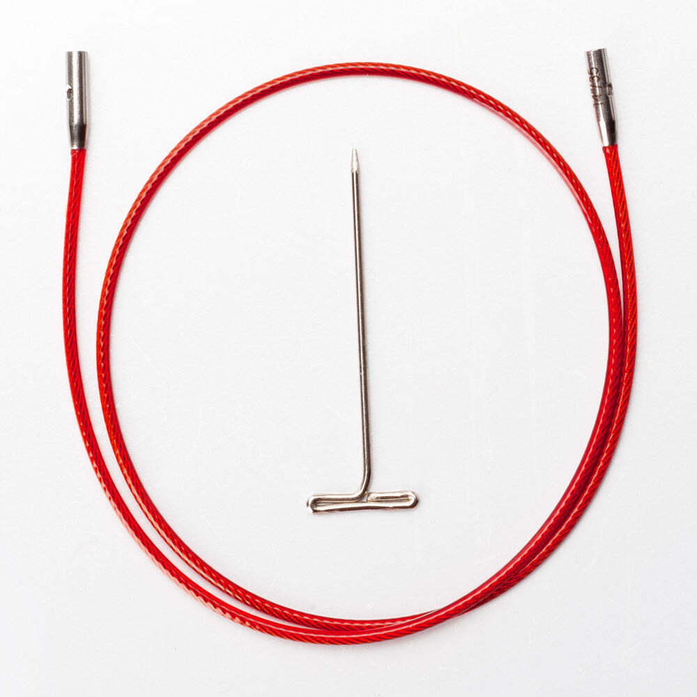 ChiaoGoo TWIST - [S] Small Interchangeable Red Cables - For US-2 (2.75 mm) to US