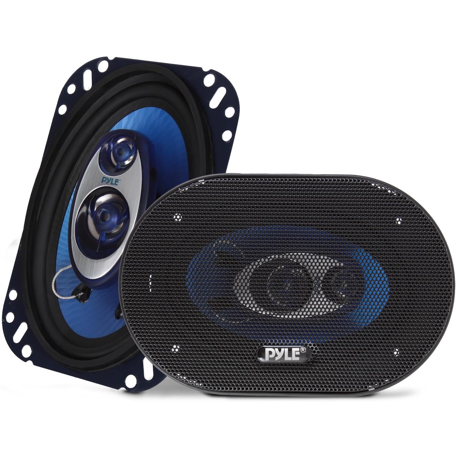Pyle 4'' x 6'' Three Way Sound Speaker System - Pro Mid x 6'', color