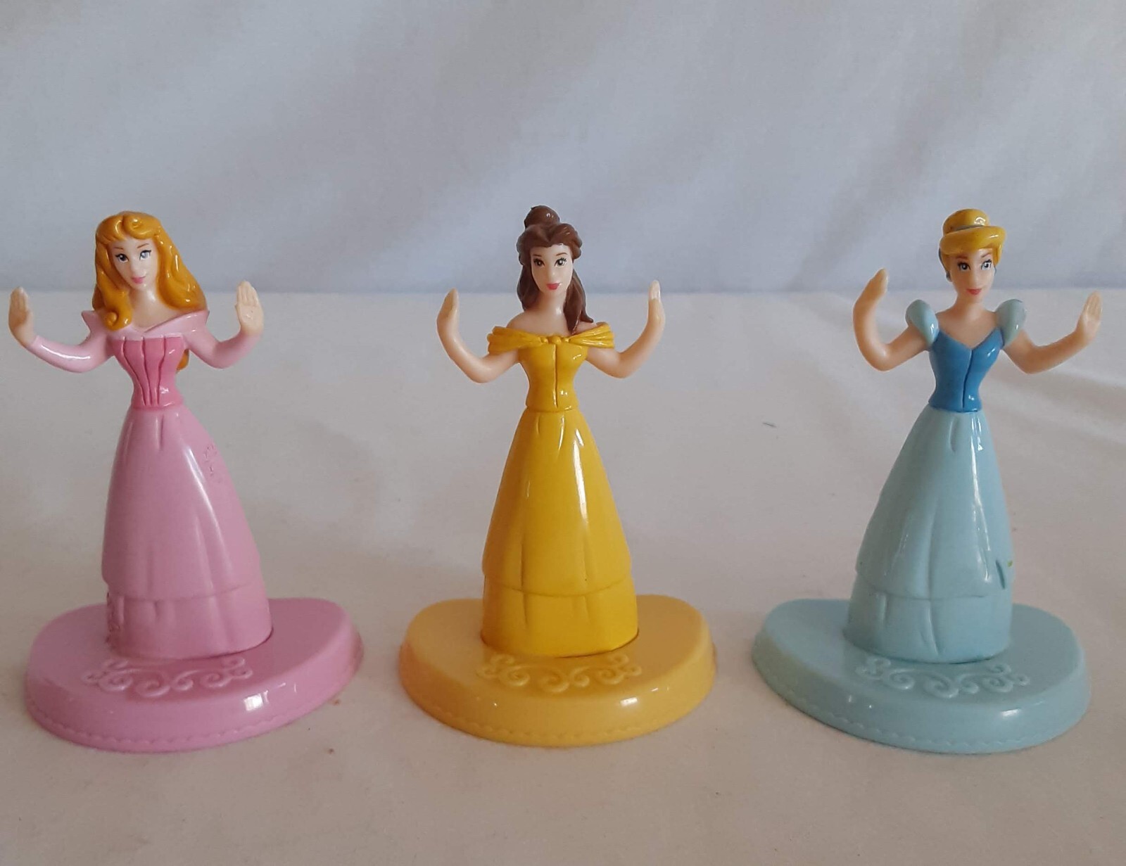 Disney Princess Stamps Play-doh Clay Sleeping Beauty Cinderella Belle Doll A25