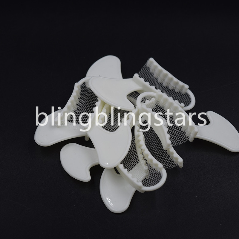 50 Pcs Quadrant Bite Registration Tray Trays Dental Impression Disposable Triple
