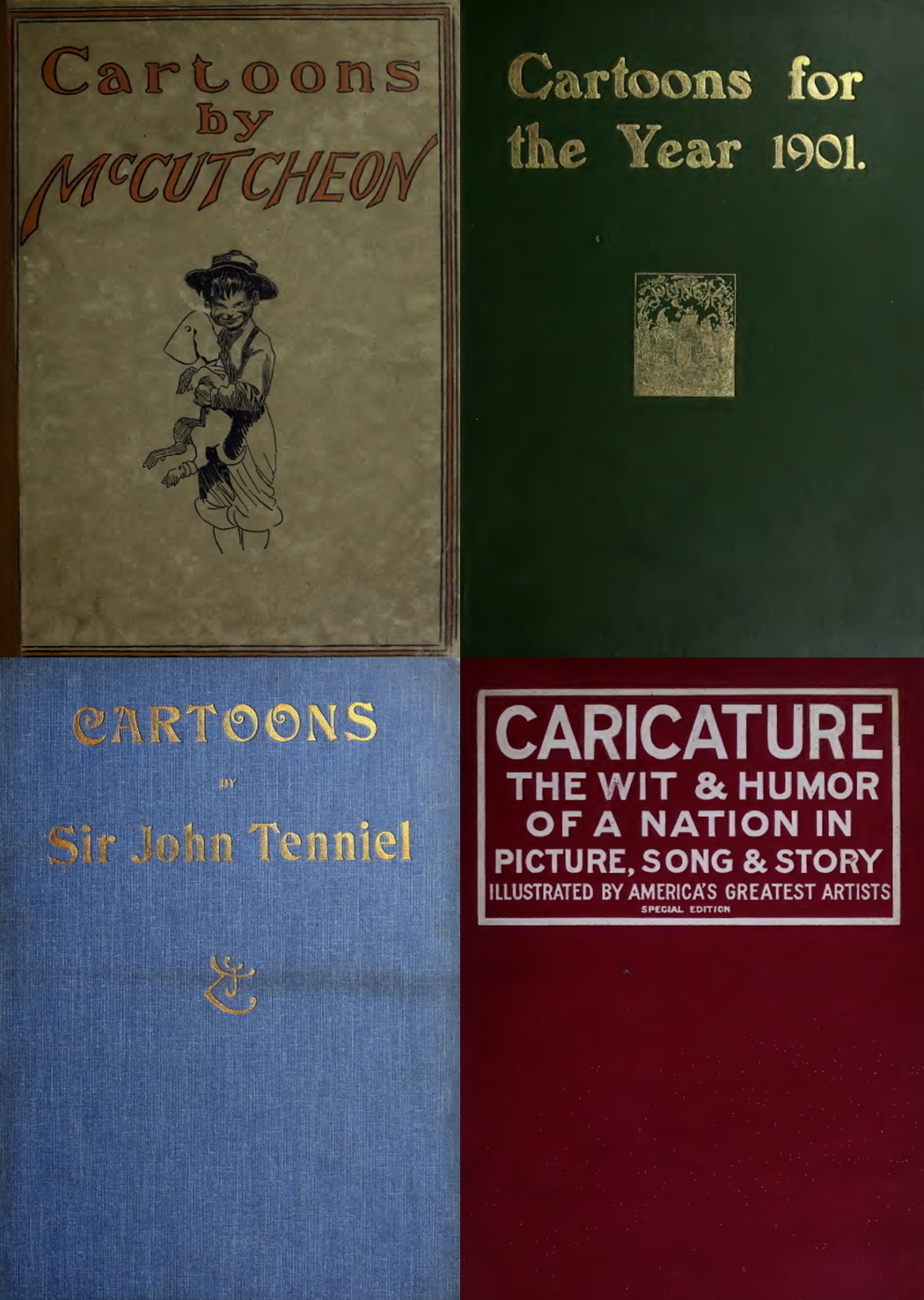 231 Old Books on Caricature Cartoon Drawing Animation Humor Art History on USB